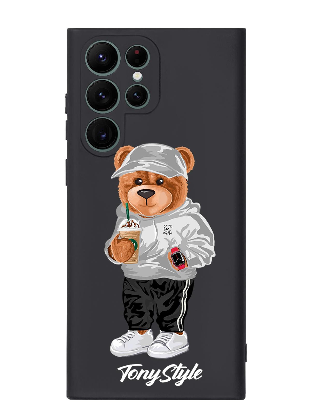 

Чехол Tony Style Samsung Galaxy 22 Ultra Tony Style с кофе, Серый;белый;черный, Samsung Galaxy 22 Ultra Tony Style с кофе