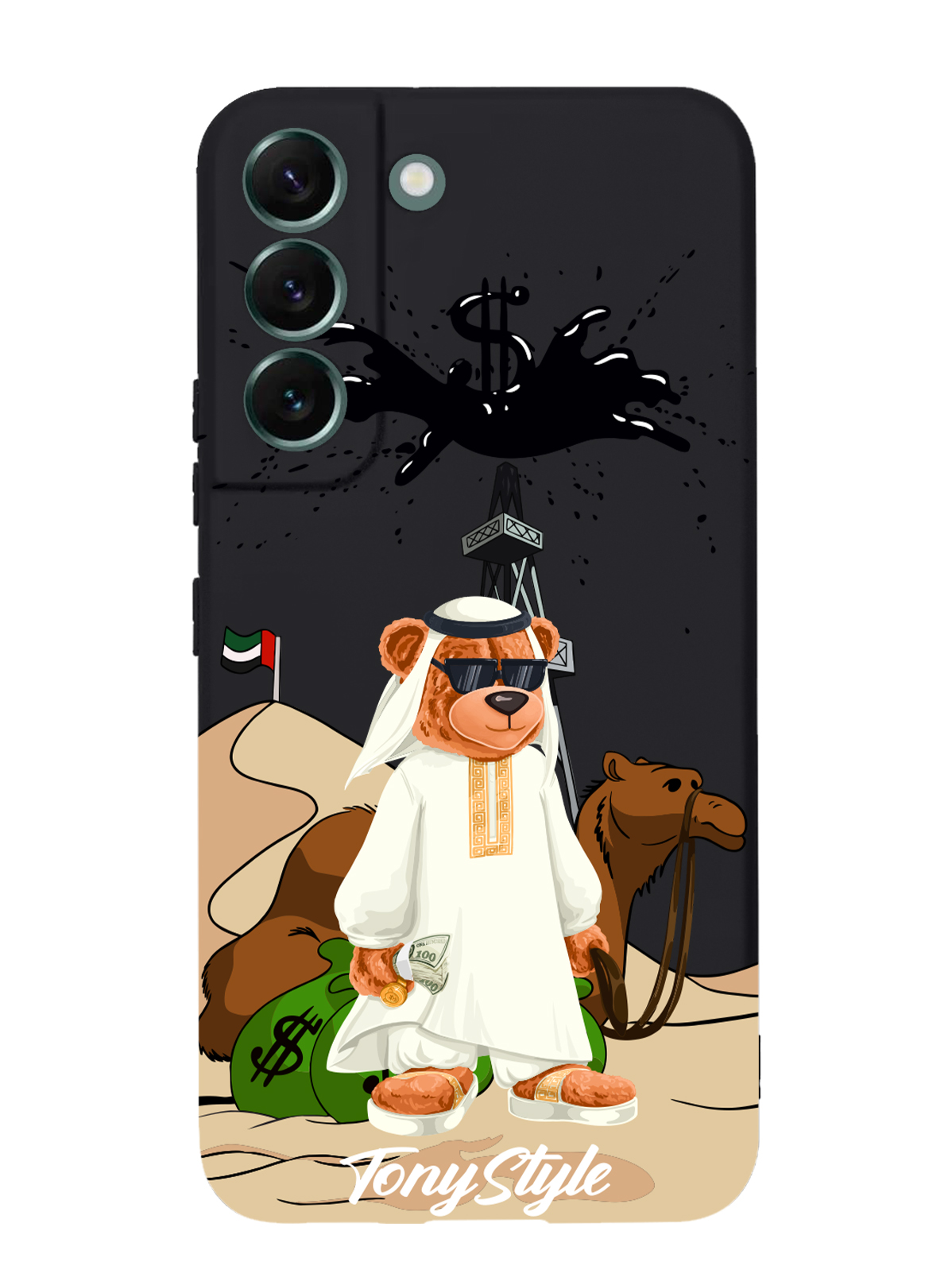 

Чехол Tony Style Samsung Galaxy S22 Plus Tony Style Дубай, Белый;золотистый;коричневый, Samsung Galaxy S22 Plus Tony Style Дубай