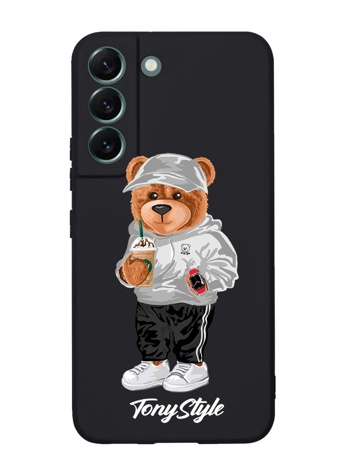 

Чехол Tony Style Samsung Galaxy S22 Plus Tony Style с кофе, Серый;белый;черный, Samsung Galaxy S22 Plus Tony Style с кофе