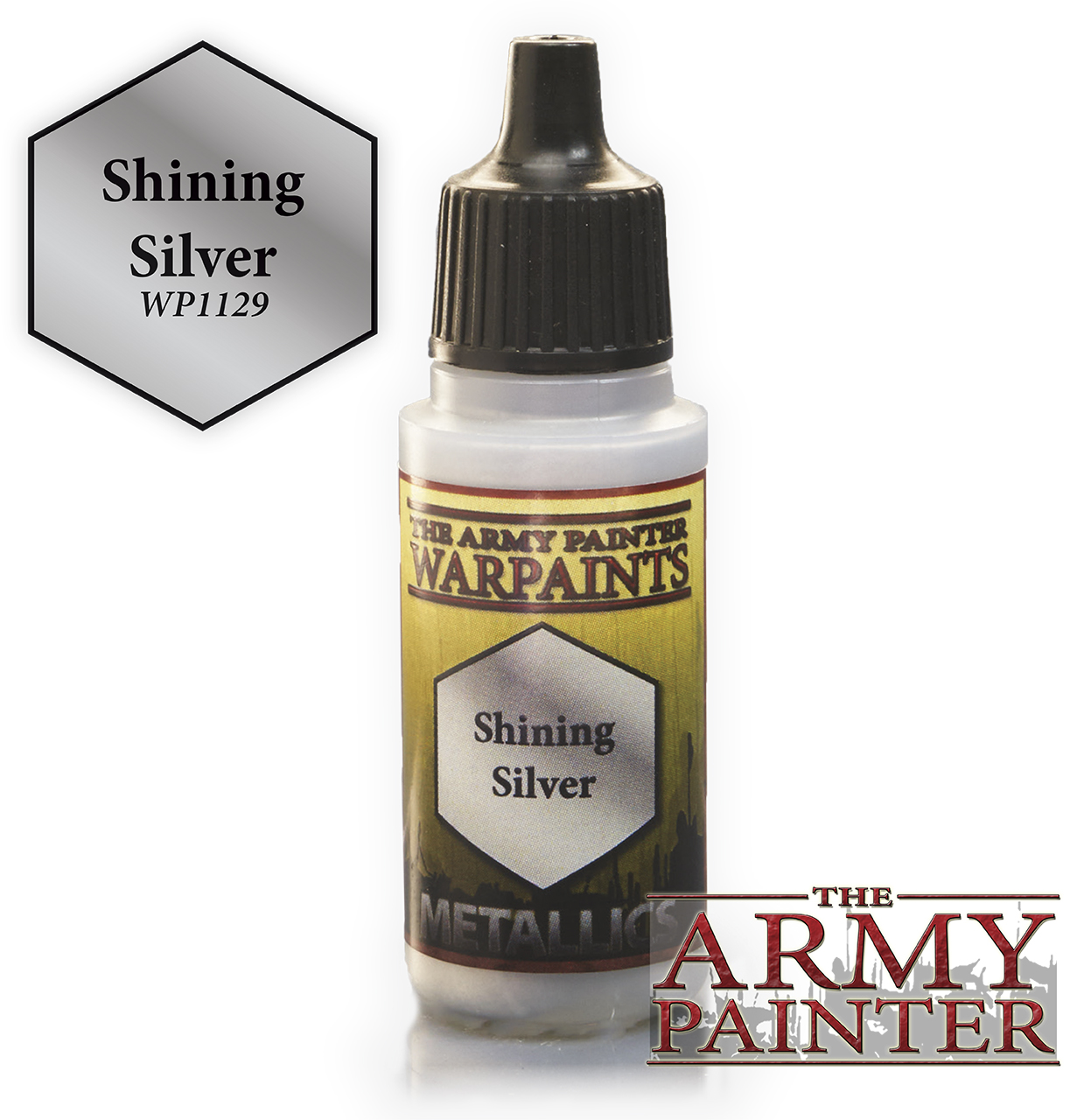 

Краска для моделизма Army Painter Shining Silver 18 мл, Серебристый