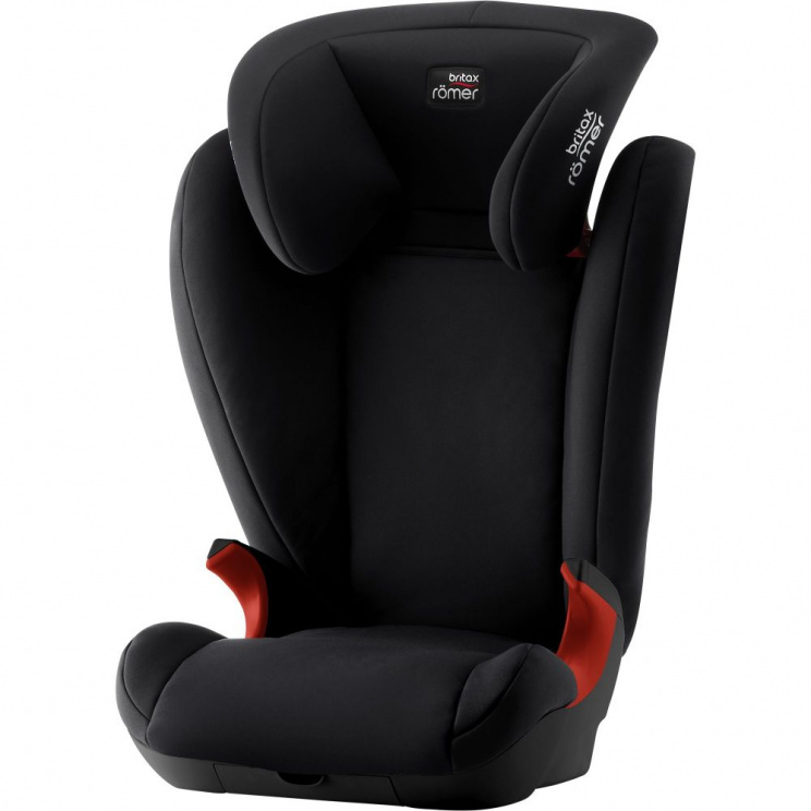 фото Автокресло britax romer kid ii black series цв.черный гр.2/3 britax roemer