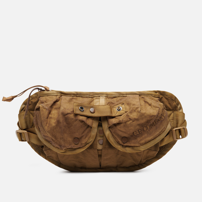 

Поясная сумка мужская C.P. Company Ba-Tic Mixed Crossbody Pack, оливковый, Ba-Tic Mixed Crossbody Pack