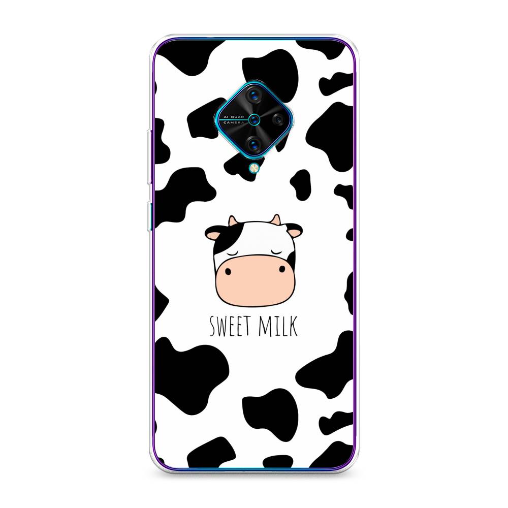 

Чехол для Vivo Y9s "Sweet milk", Розовый;белый;черный, 262450-1