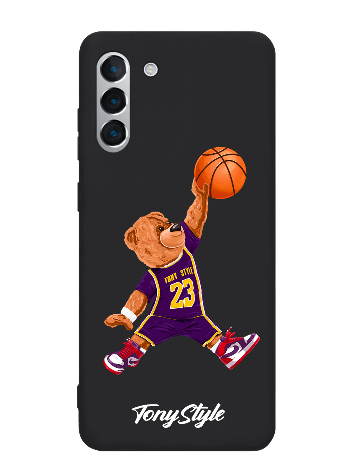 

Чехол Tony Style Samsung Galaxy S21 Plus Tony Style баскетболист с мячом, Фиолетовый;коричневый;желтый;оранжевый, Samsung Galaxy S21 Plus Tony Style Джордан Jordan