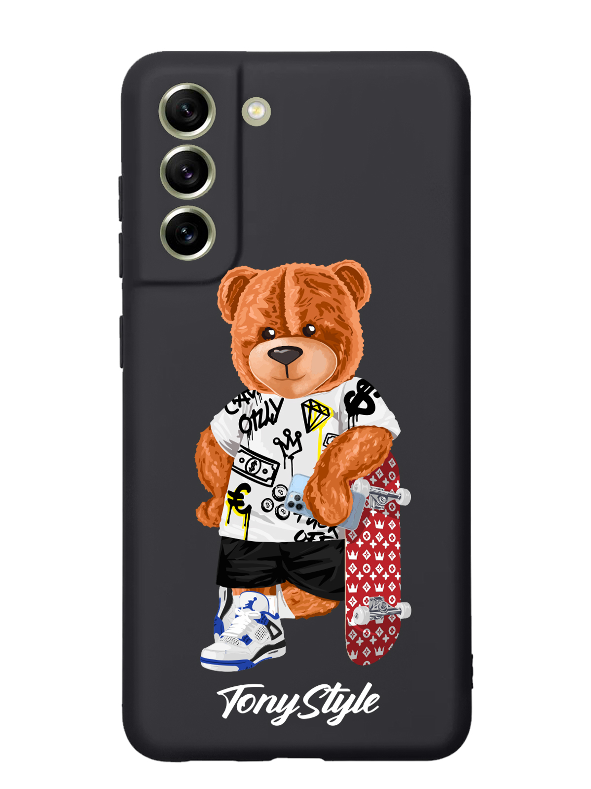 

Чехол Tony Style Samsung Galaxy S21 FE Tony Style со скейтом, Коричневый;черный;красный, Samsung Galaxy S21 FE Tony Style со скейтом