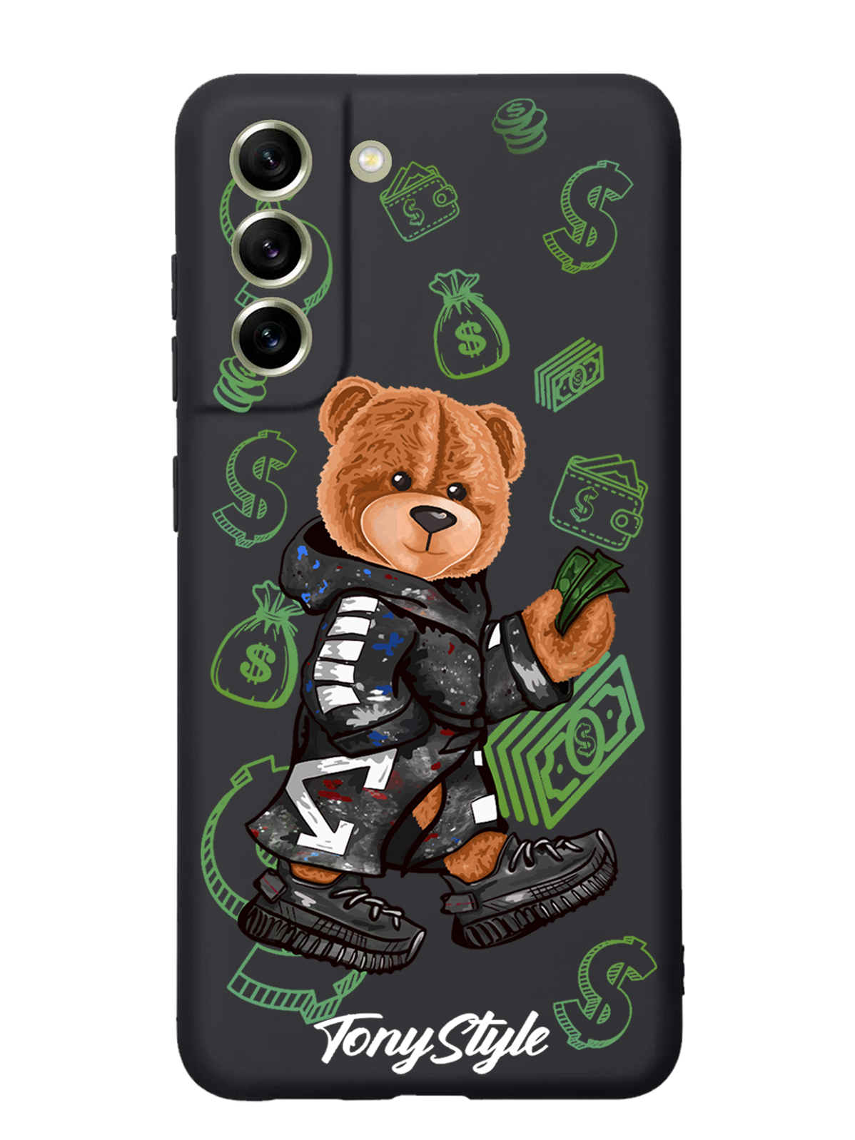 

Чехол Tony Style Samsung Galaxy S21 FE Tony Style Деньги, Коричневый;черный;зеленый, Samsung Galaxy S21 FE Tony Style Деньги