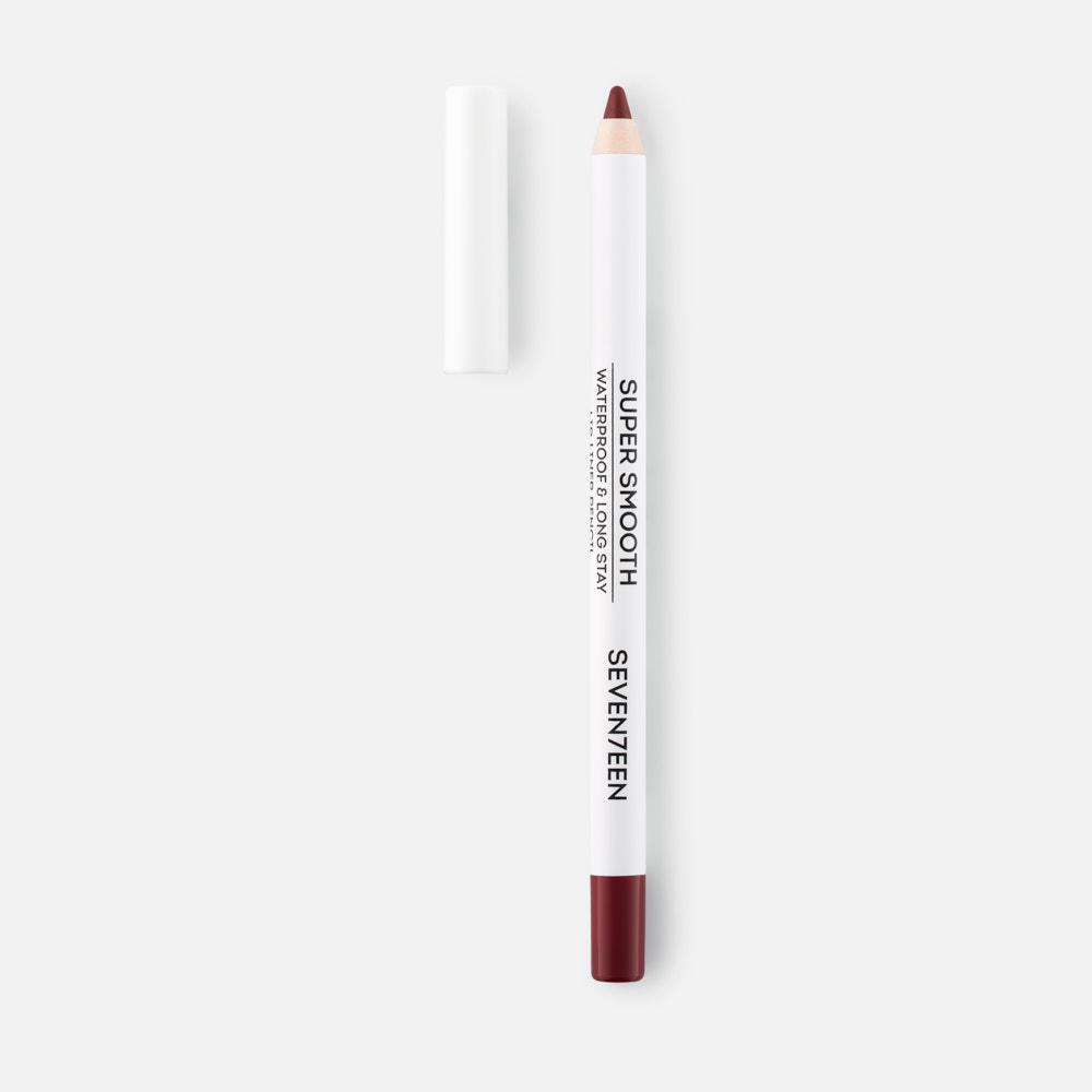 Карандаш для губ SEVENTEEN Super Smooth W/P Lip Liner т.15 кроваво красный