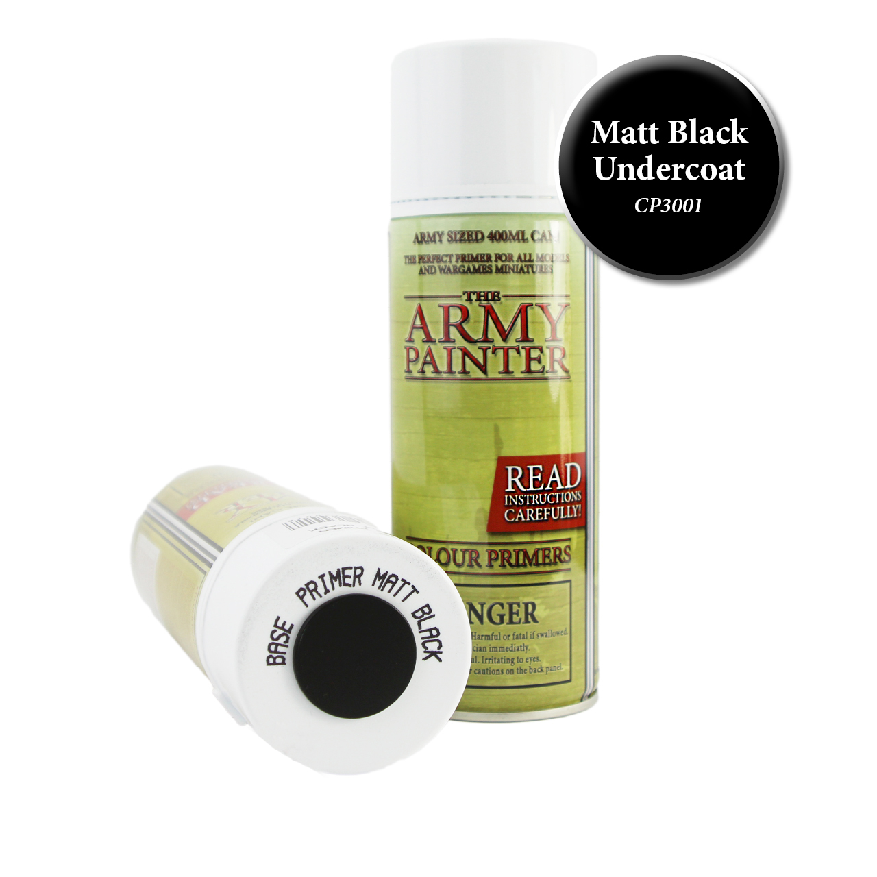 фото Краска для моделизма army painter base primer - matt black undercoat 18 мл