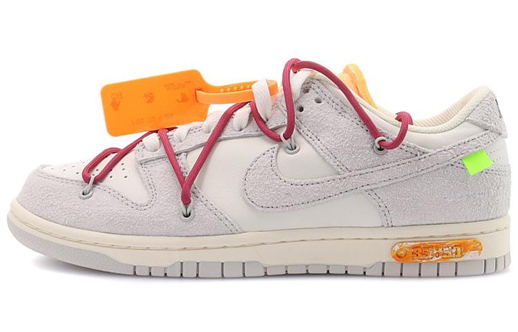 

Кеды унисекс Nike OFF-WHITE x Nike Dunk Low The 50 NO.35 белые 36 EU, Белый, OFF-WHITE x Nike Dunk Low The 50 NO.35