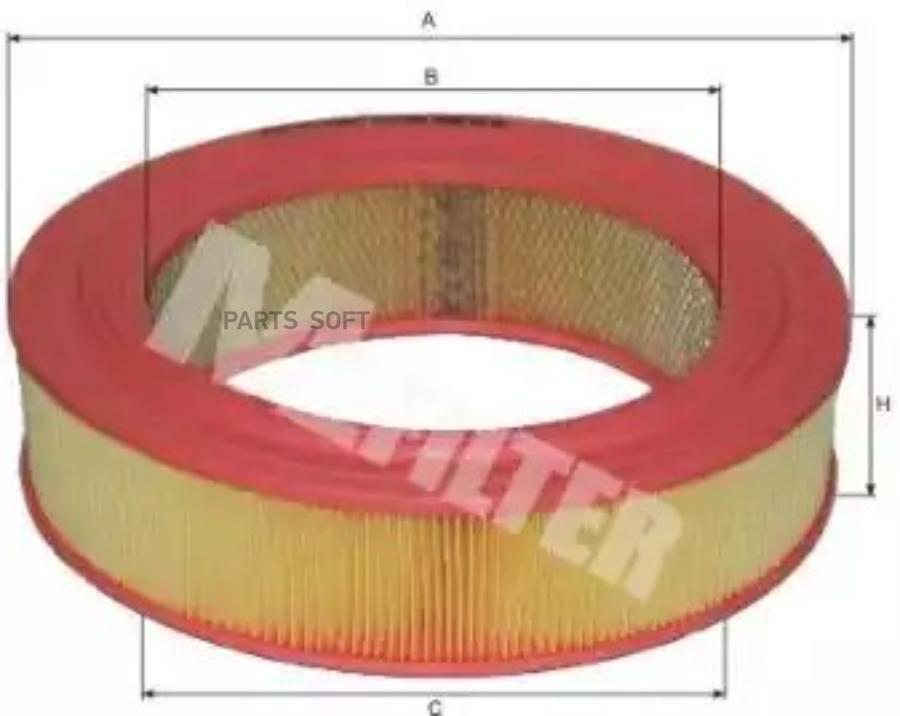 

Воздушный фильтр MFILTER a103