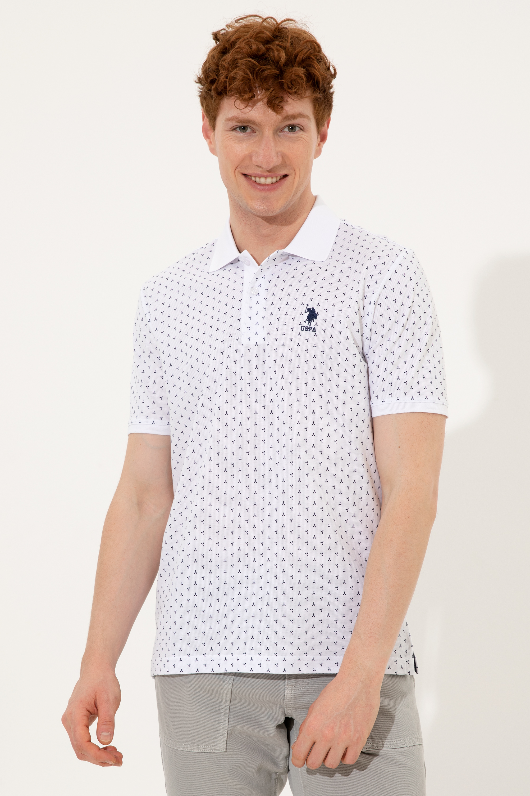 

Футболка мужская U.S. POLO Assn. G081SZ0110PATE белая S, G081SZ0110PATE