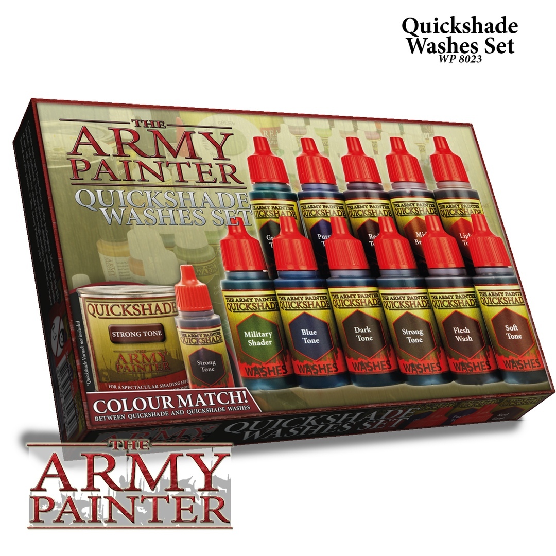 фото Краска для моделизма army painter warpaints quickshade washes set 18 мл
