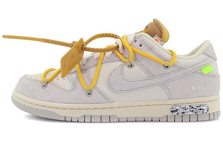 

Кеды унисекс Nike OFF-WHITE x Nike Dunk Low The 50 NO.39 белые 35.5 EU, Белый, OFF-WHITE x Nike Dunk Low The 50 NO.39