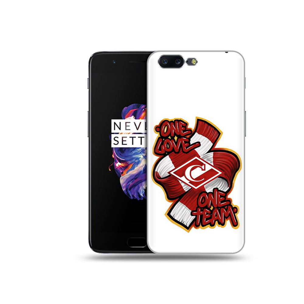 

Чехол MyPads Tocco для OnePlus 5 Одна любовь-Спартак, Прозрачный, Tocco