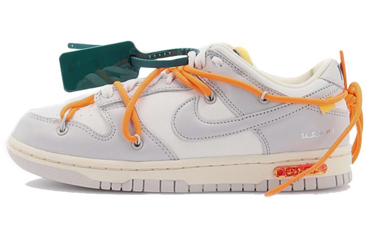 

Кеды унисекс Nike OFF-WHITE x Nike Dunk Low The 50 NO.44 белые 36 EU, Белый, OFF-WHITE x Nike Dunk Low The 50 NO.44