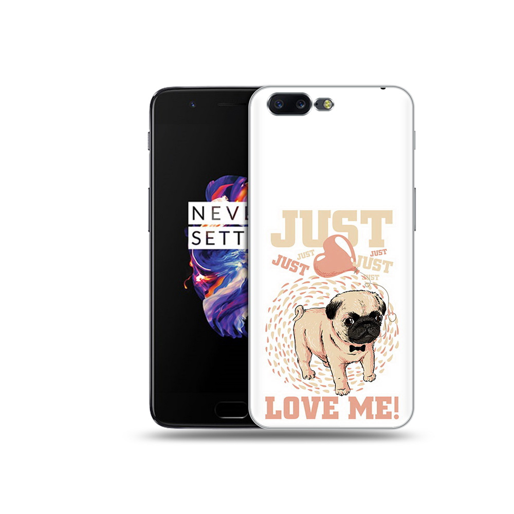 

Чехол MyPads Tocco для OnePlus 5 Люби меня, Прозрачный, Tocco
