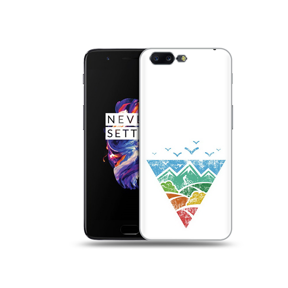 

Чехол MyPads Tocco для OnePlus 5 Лес земля море чайки, Прозрачный, Tocco