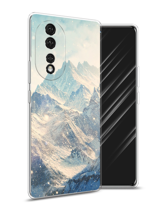 

Чехол Awog на Honor 80 "Горы 4", Голубой, 6120350-4