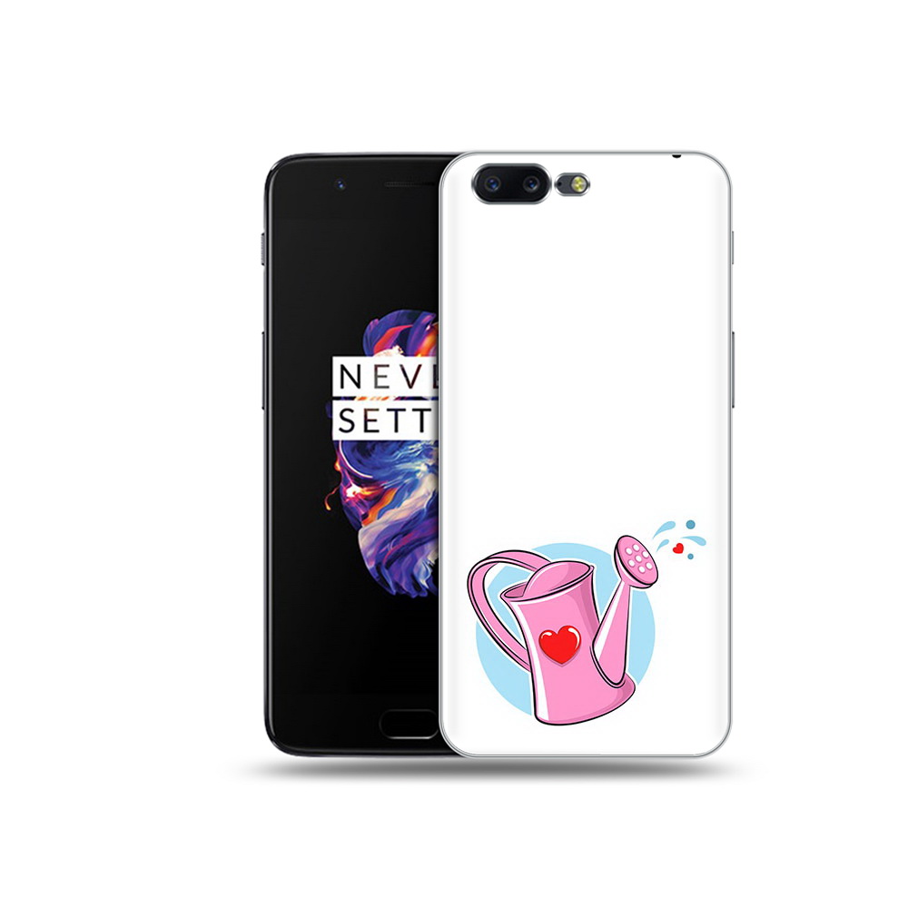 

Чехол MyPads Tocco для OnePlus 5 Лейка любви 14 февраля, Прозрачный, Tocco