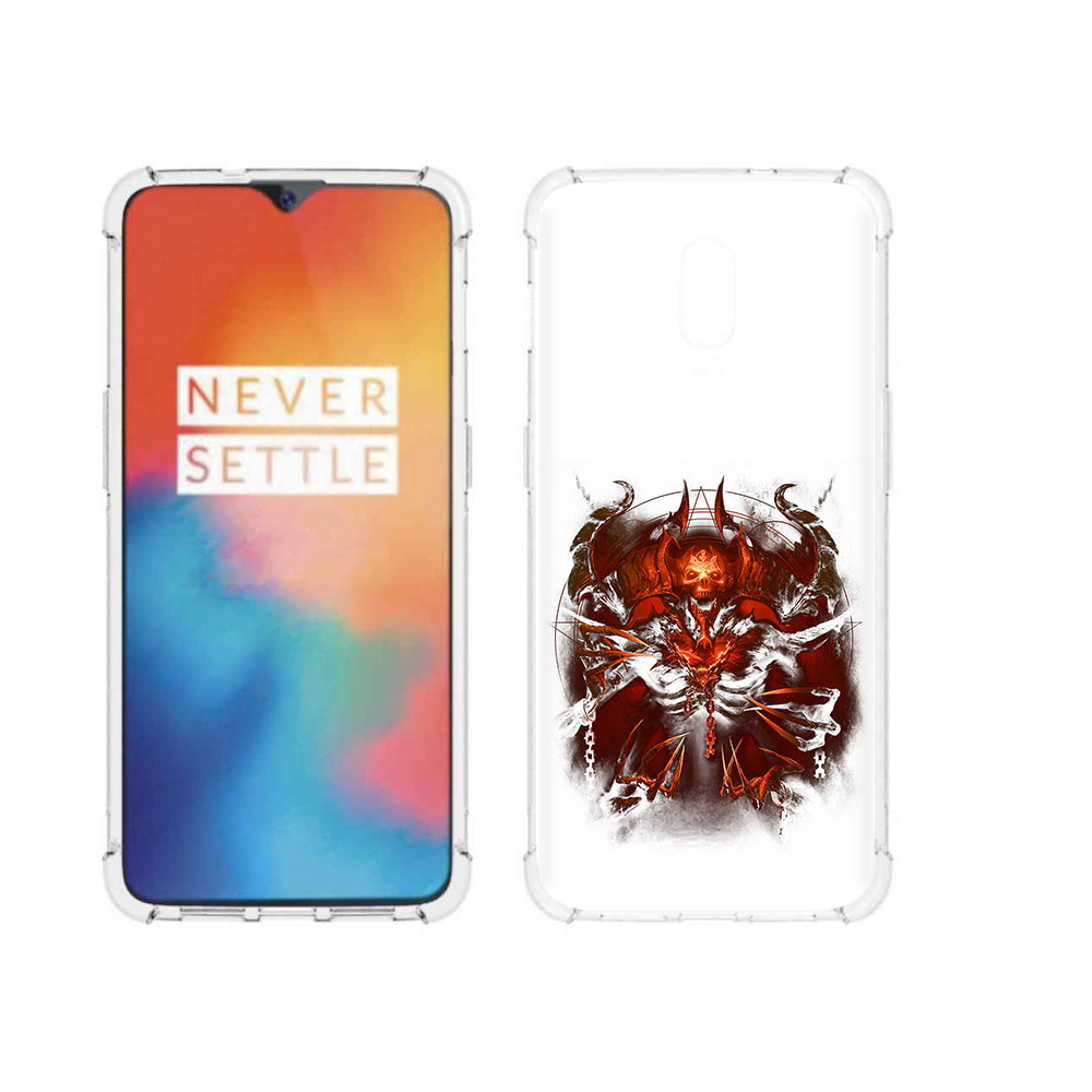 

Чехол MyPads Tocco для OnePlus 6T яркий демон, Прозрачный, Tocco