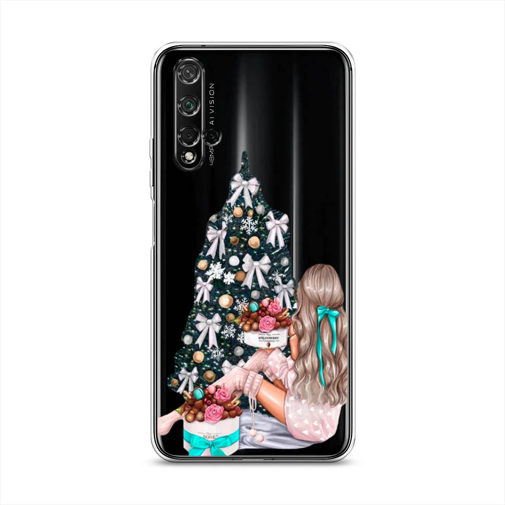 

Чехол для Honor 20/Huawei Nova 5T "New Year", Зеленый;бежевый;голубой, 69550-5