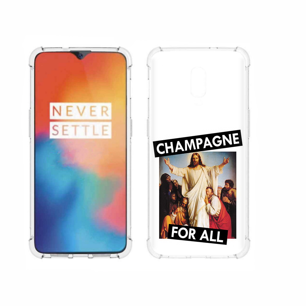 

Чехол MyPads Tocco для OnePlus 6T шампанское, Прозрачный, Tocco