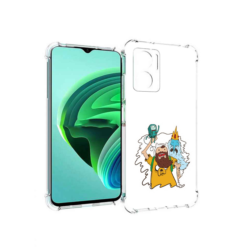

Чехол MyPads время приключений старый Финн для Xiaomi Redmi Note 11E 5G, Прозрачный, Tocco