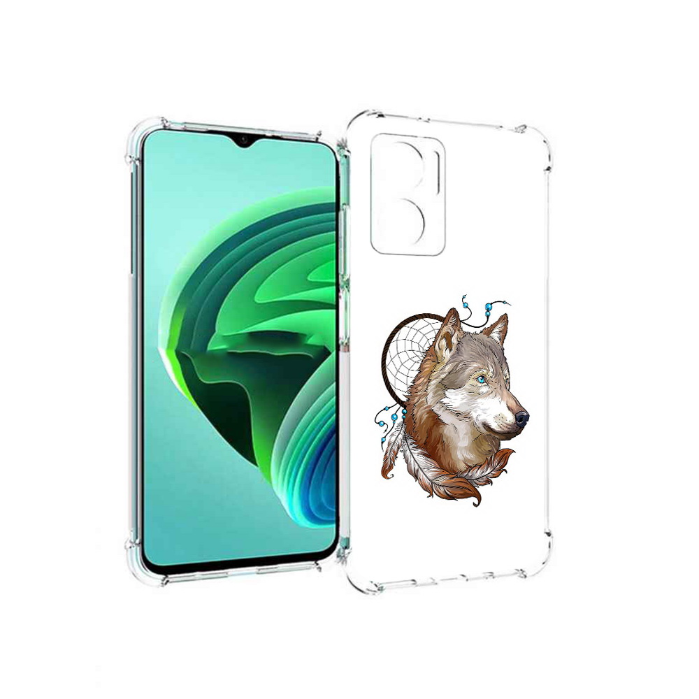 

Чехол MyPads волк и ловец снов для Xiaomi Redmi Note 11E 5G/Redmi 11 Prime 5G, Прозрачный, Tocco