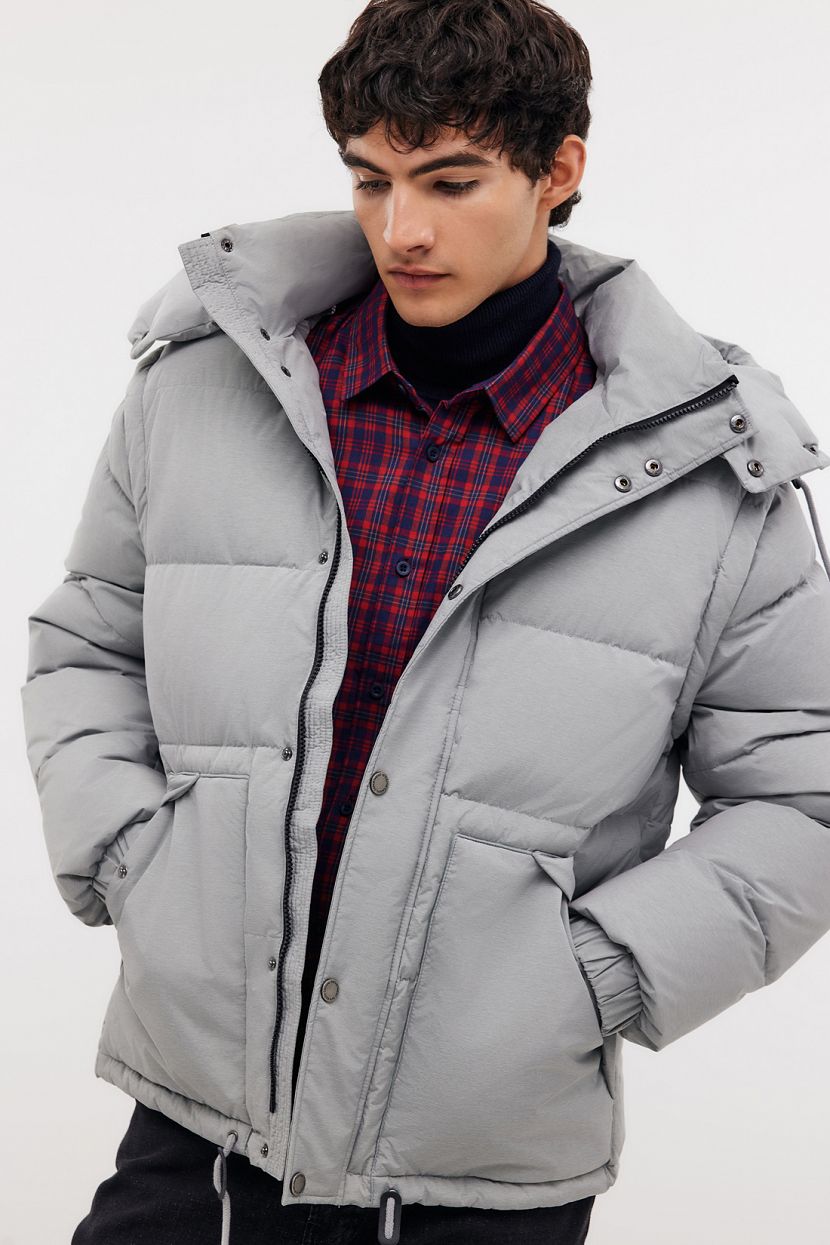 

Куртка мужская Baon B5024506 серая 3XL, Серый, B5024506