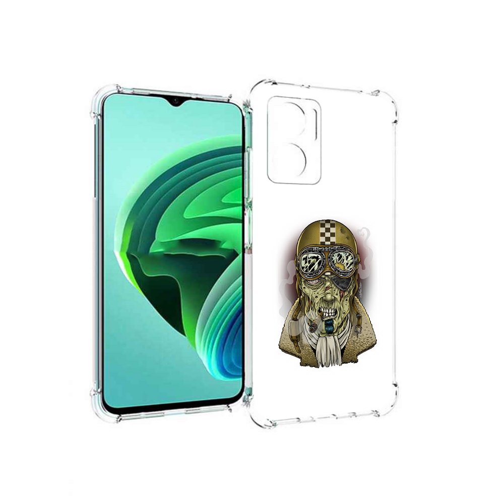 Чехол MyPads военный зомби для Xiaomi Redmi Note 11E 5G/Redmi 11 Prime 5G/Redmi 10 5G
