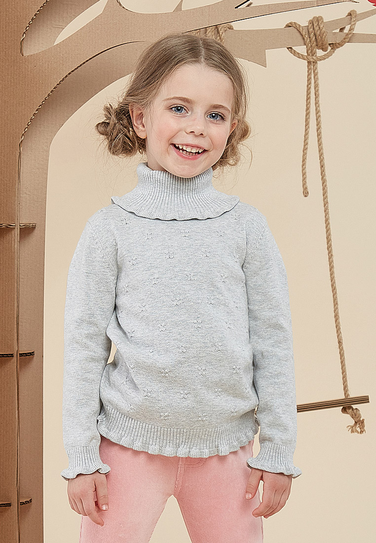 

Свитер детский Max&jessi AW19JIA10 серый р.116, AW19JIA10