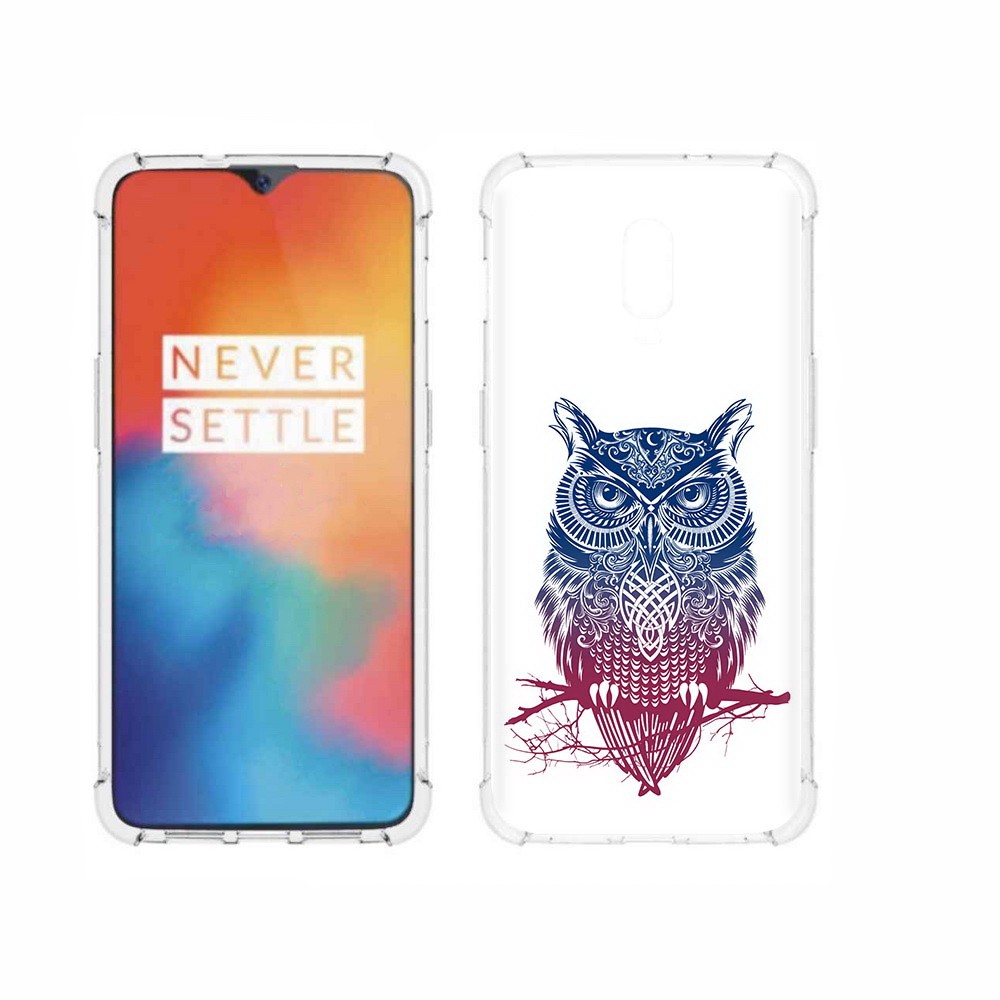 

Чехол MyPads Tocco для OnePlus 6T хиппи сова, Прозрачный, Tocco
