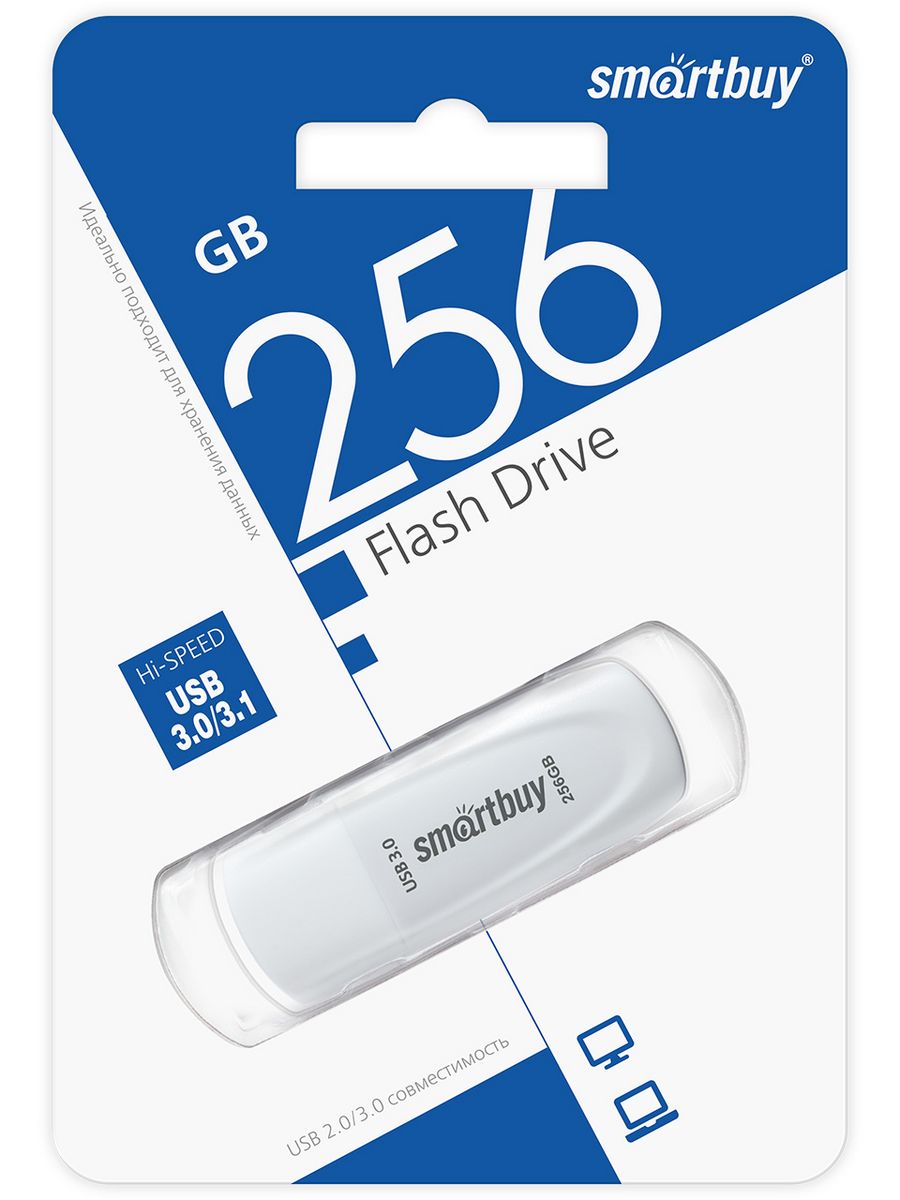 

Флэш диск Smartbuy 256GB Scout White (SB256GB3SCW)