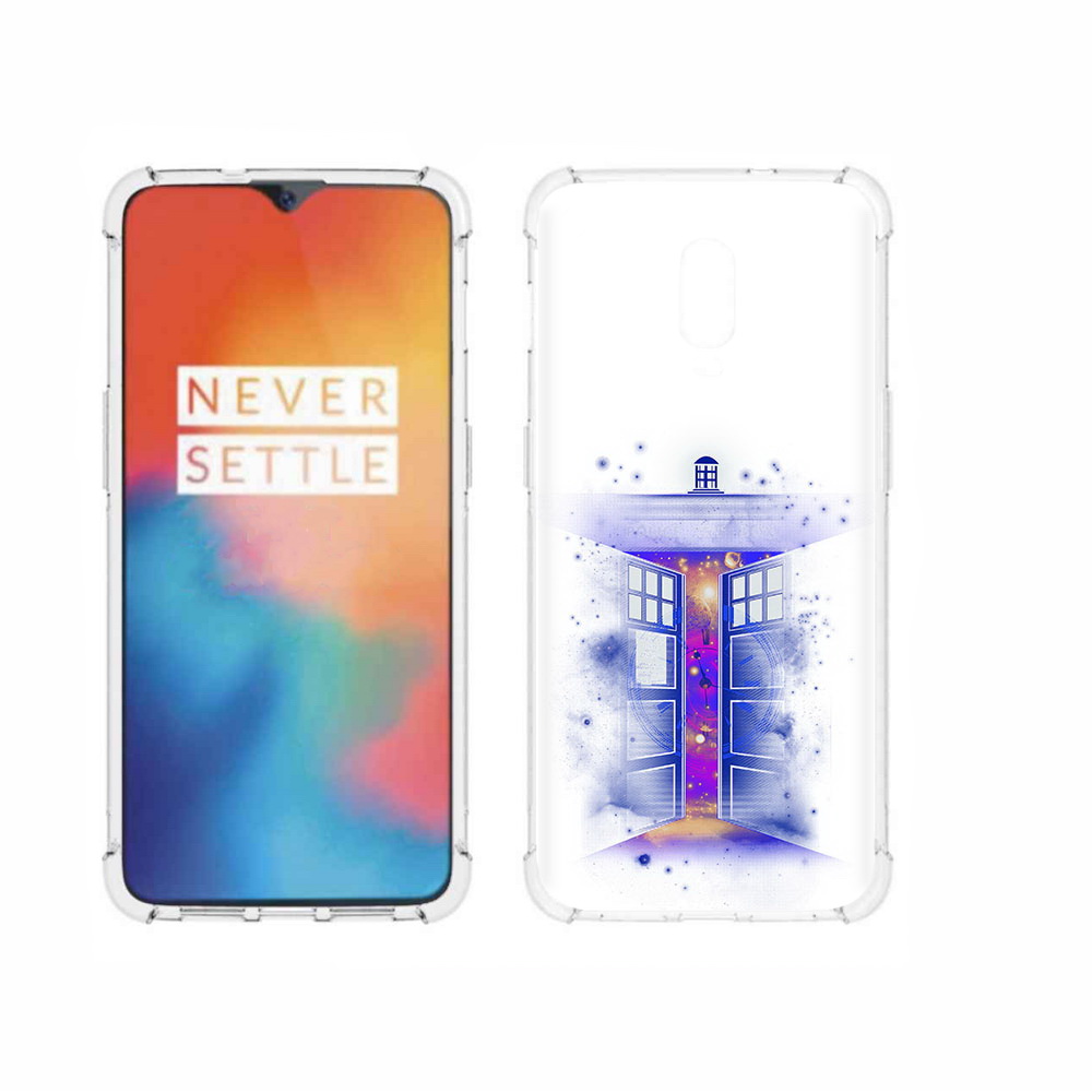 

Чехол MyPads Tocco для OnePlus 6T фиолетовый уголок абстракция, Прозрачный, Tocco