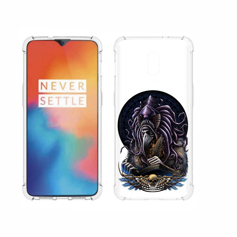 

Чехол MyPads Tocco для OnePlus 6T умный ворон, Прозрачный, Tocco