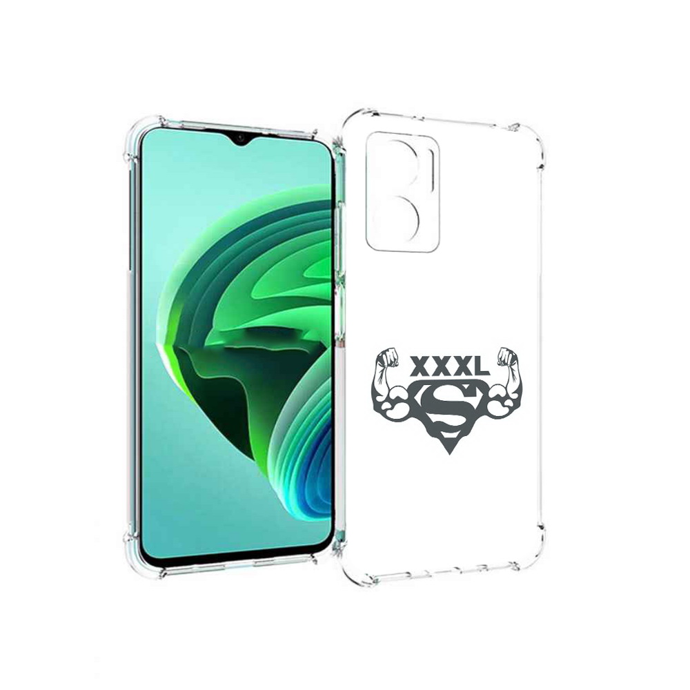 

Чехол MyPads бодибилдинг супермен для Xiaomi Redmi Note 11E 5G/Redmi 11 Prime 5G, Прозрачный, Tocco