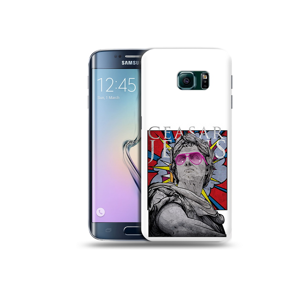 

Чехол MyPads Tocco для Samsung Galaxy S6 Edge крутая статуя свободы, Прозрачный, Tocco