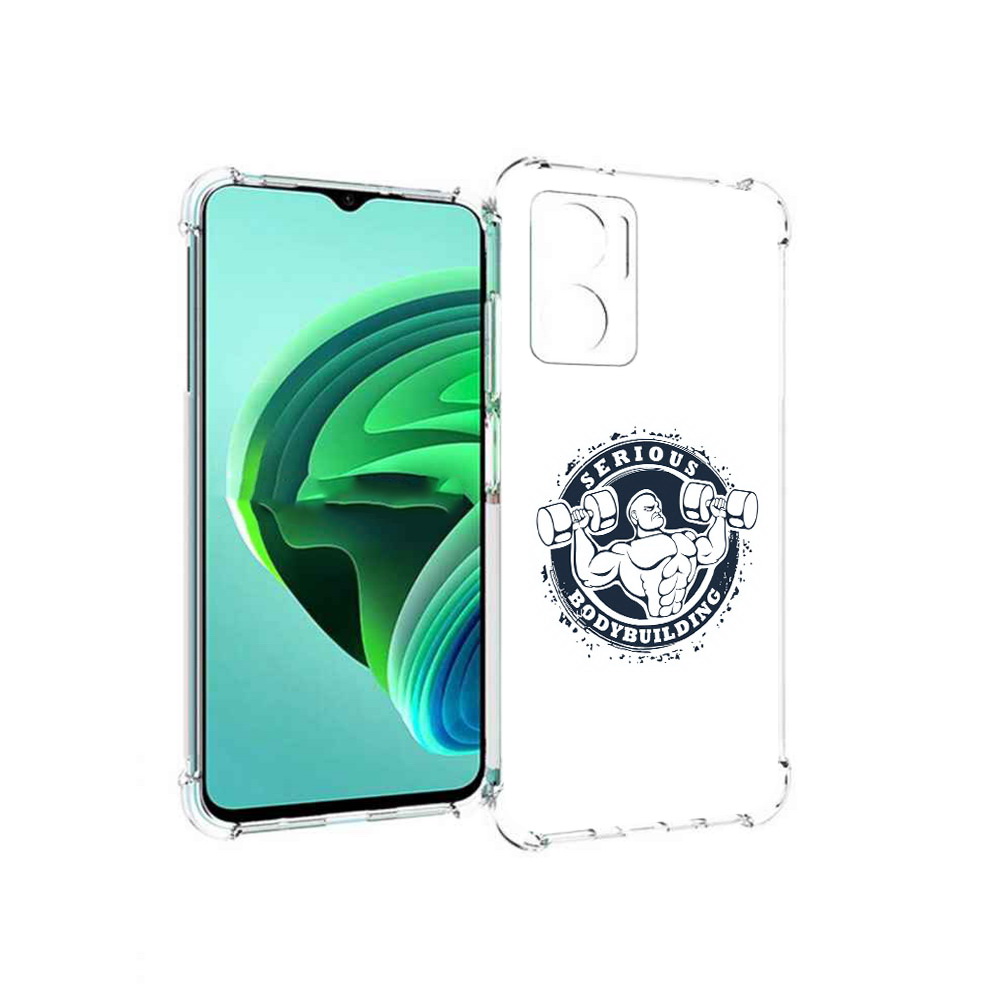 

Чехол MyPads бодибилдинг воля к победе для Xiaomi Redmi Note 11E 5G, Прозрачный, Tocco