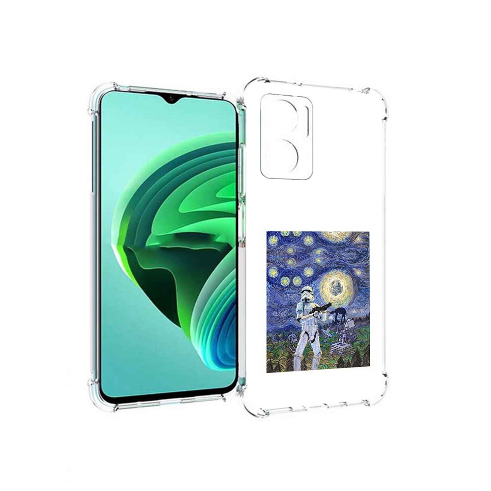 

Чехол MyPads star wars звездная ночь для Xiaomi Redmi Note 11E 5G/Redmi 11 Prime 5G, Прозрачный, Tocco