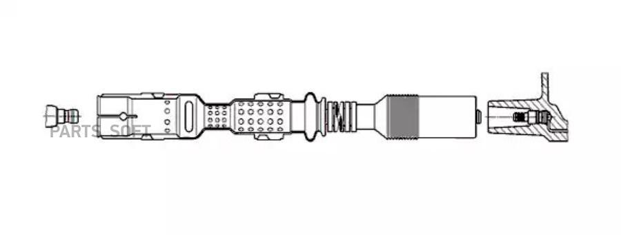 BR-197E29_провод высоковольтный MB W202W203W210W211W463W220 43-55 96 2850₽