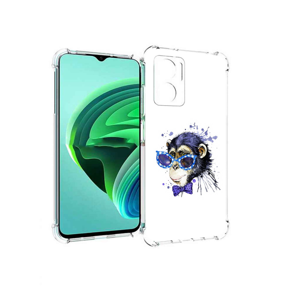 

Чехол MyPads акварельная обезьяна для Xiaomi Redmi Note 11E 5G/Redmi 11 Prime 5G, Прозрачный, Tocco