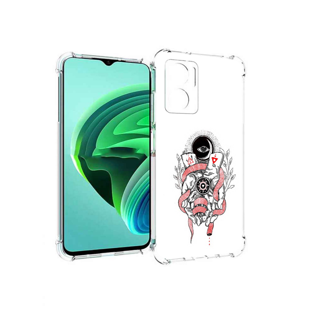

Чехол MyPads абстрация связанные руки для Xiaomi Redmi Note 11E 5G, Прозрачный, Tocco