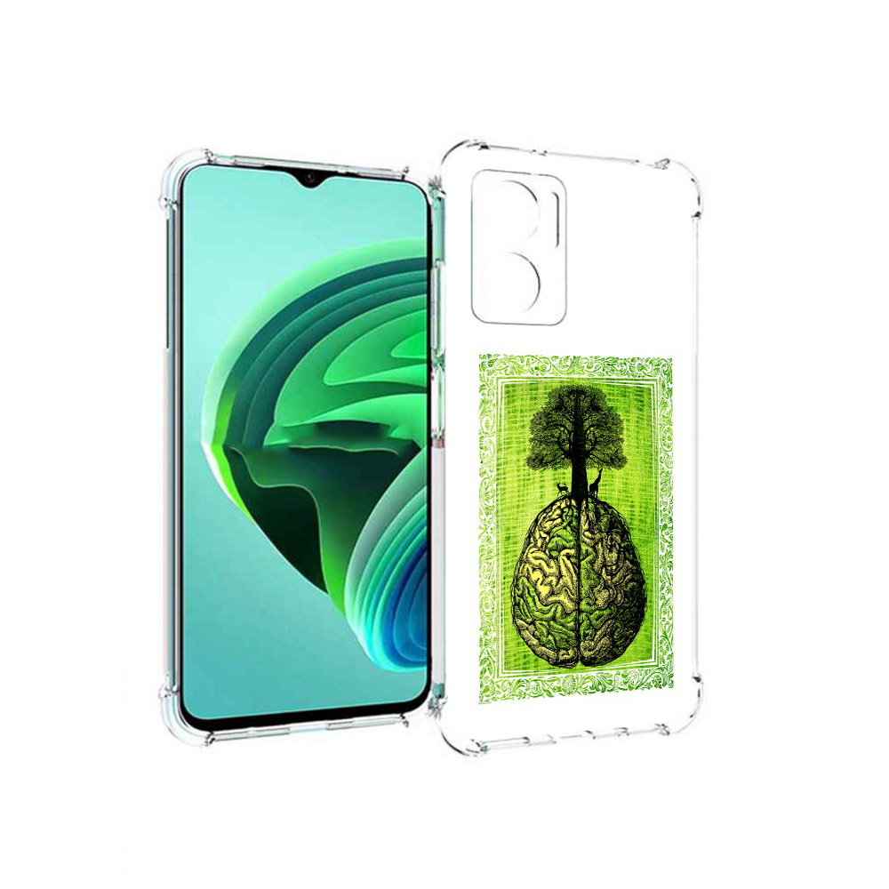 

Чехол MyPads абстракция здоровый мозг для Xiaomi Redmi Note 11E 5G, Прозрачный, Tocco