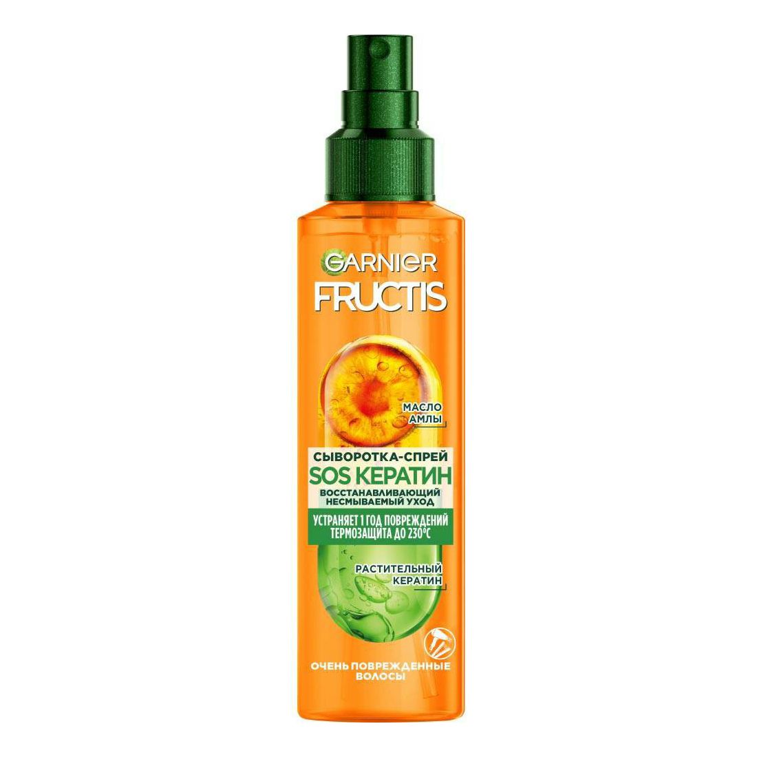 Сыворотка-спрей Garnier Fructis SOS Кератин Несмываемый уход 10 в 1 150 мл