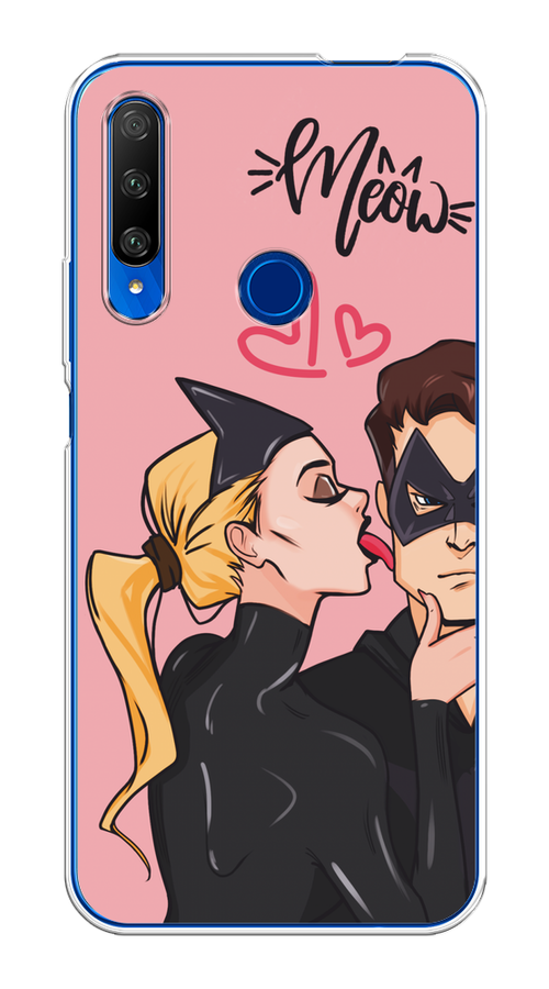 

Чехол Awog на Huawei Honor 9X Premium "Kiss of Cat Woman", Розовый;черный;бежевый, 610650-1