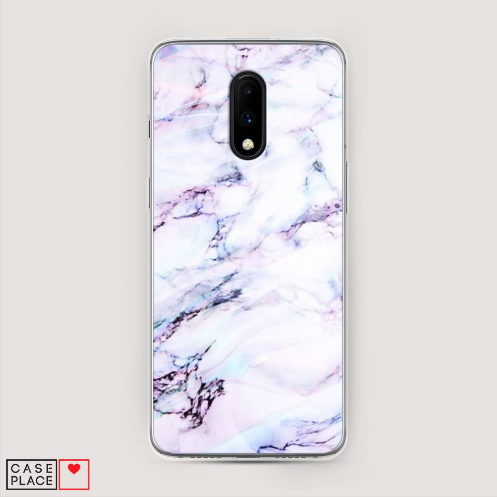 

Чехол на OnePlus 7 "Радужный мрамор", Серый;фиолетовый, 150750-3