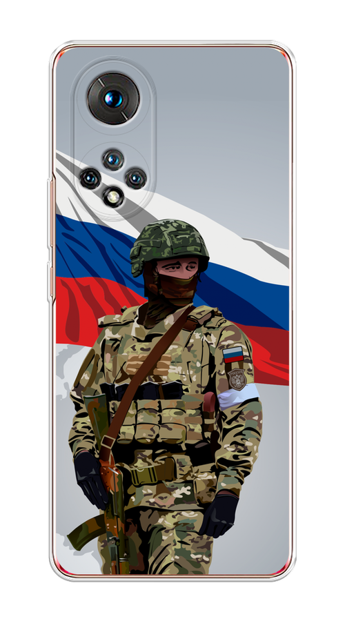

Чехол Awog на Honor 50/Nova 9 "Солдат с флагом", Белый;синий;красный;зеленый, 6105450-1