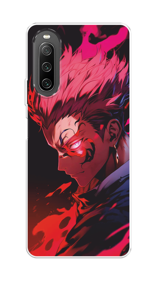 

Чехол Awog на Sony Xperia 10 IV "Взгляд Сукуны", Розовый;красный;черный, 55250-1