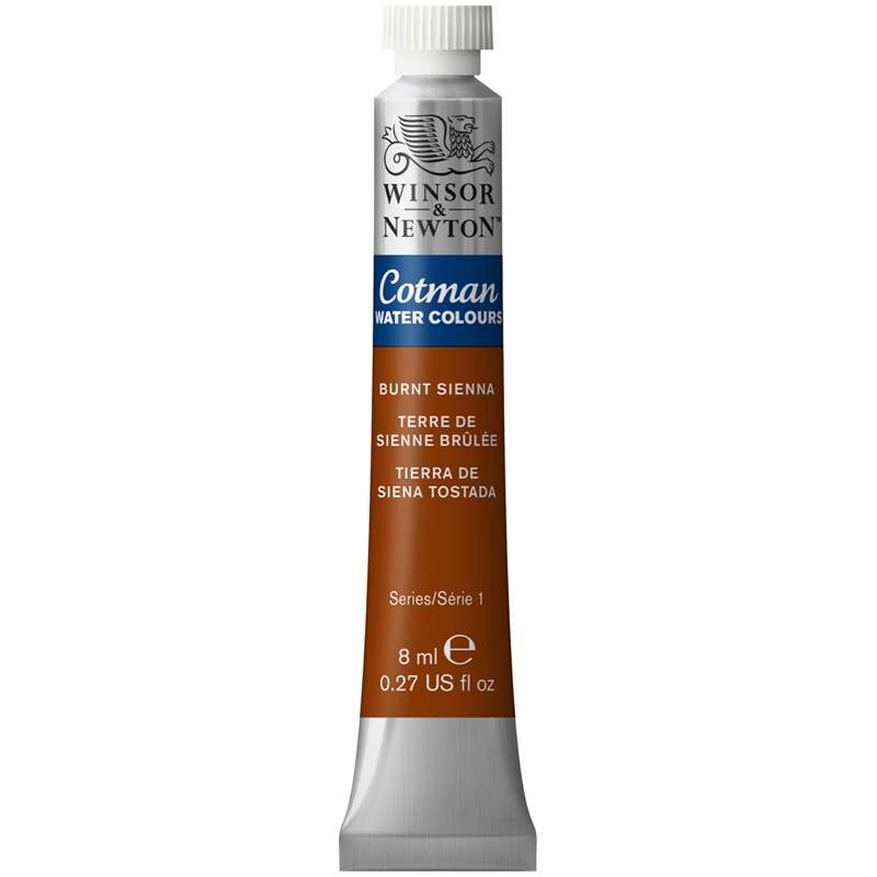 

Акварель художественная Winsor&Newton "Cotman", 8мл, туба, жженая сиена - (3 шт.)