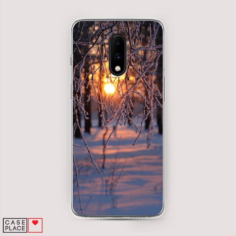 

Чехол на OnePlus 7 "Зима 7", Оранжевый;розовый;черный, 150750-2